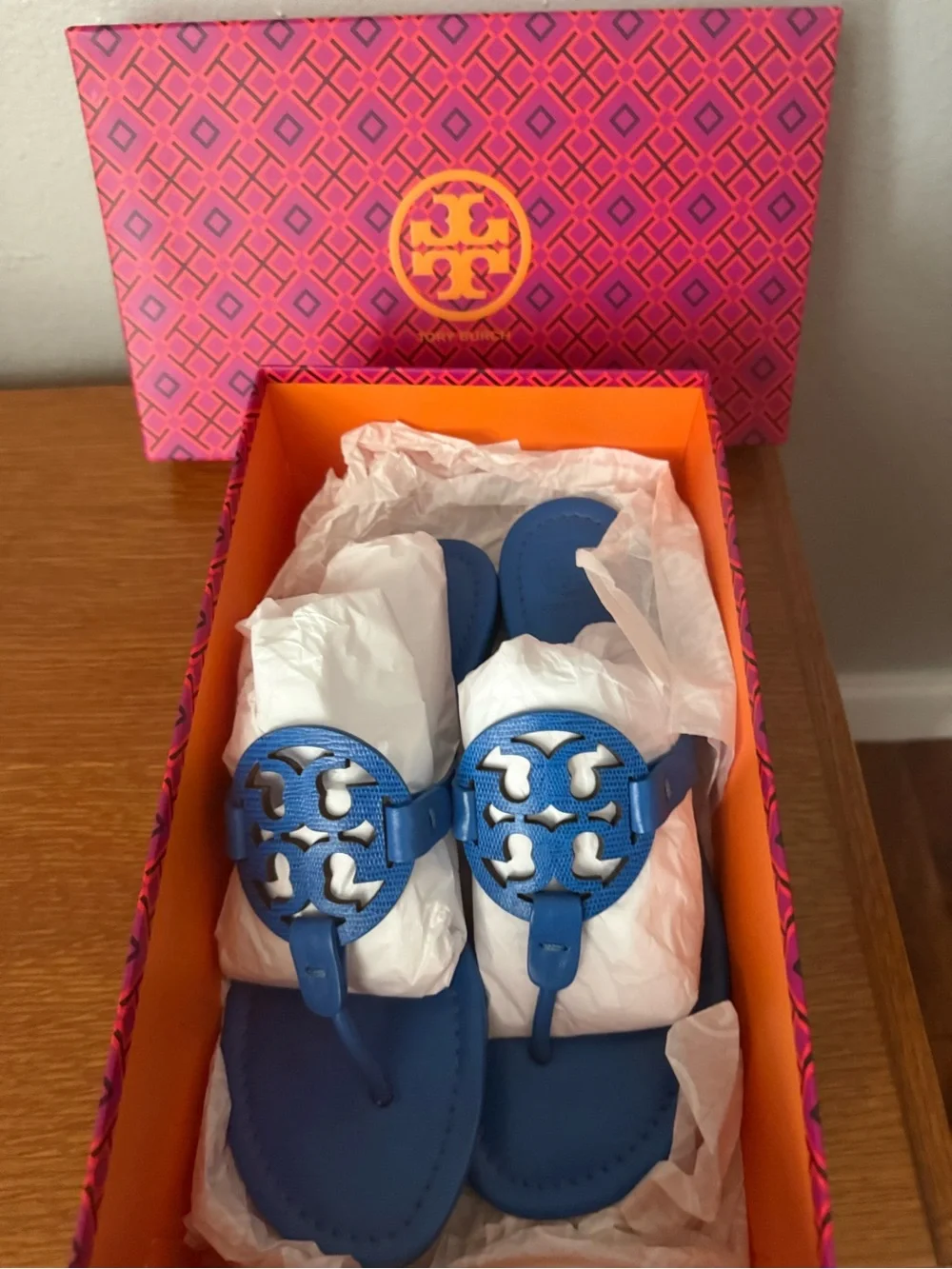 Tory Burch Blue Miller  Sandals